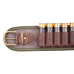 Патронташ комбинированный К-12 на 20 патронов открытый (коричневый, элита)